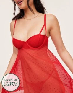 Aubrey Unlined Red