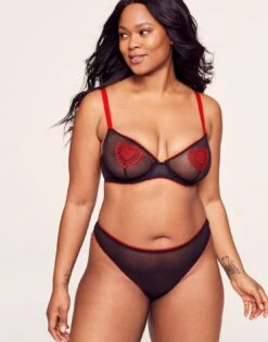 Alyshia Unlined Plus Black