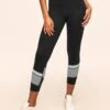 Haley Heather Colorblock 7/8 Black