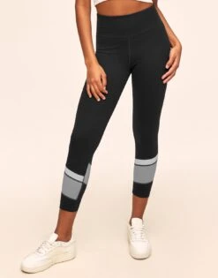 Haley Heather Colorblock 7/8 Black