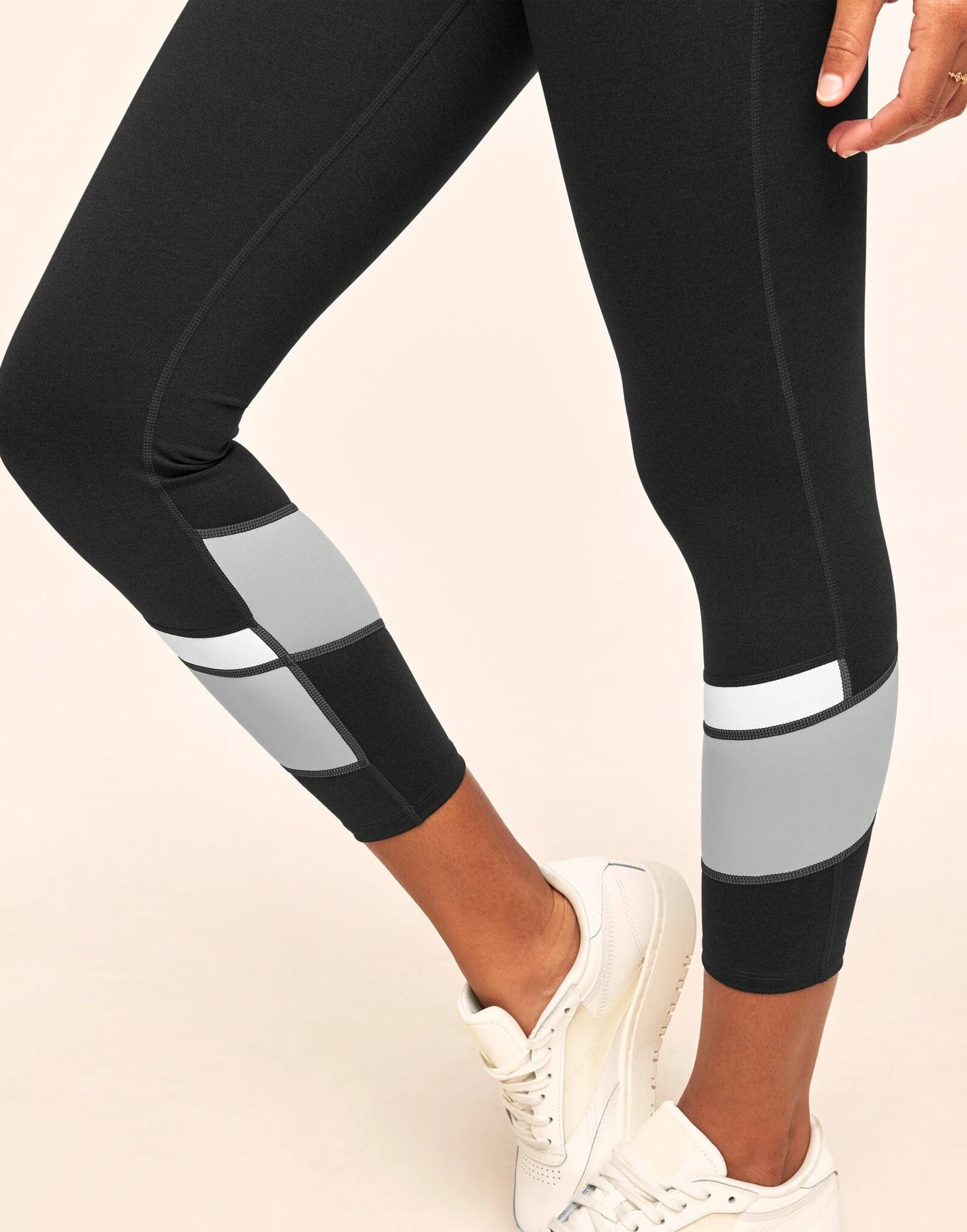 Haley Heather Colorblock 7/8 Black - Image 2