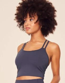 Cora Cozy Active Tank Gray