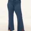 Cora Cozy Flare Legging Plus Blue