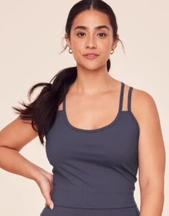 Cora Cozy Active Tank Plus Gray
