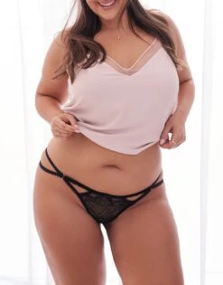 Kimmy Thong Plus Black