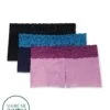 Leondra Cotton Pack Shortie Black