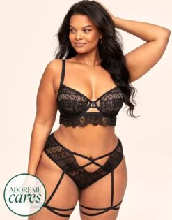 Odette Unlined Plus Black