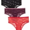 Deirdre Allover Lace Pack Cheeky Black