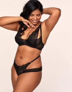 Kaia Unlined Plus Black
