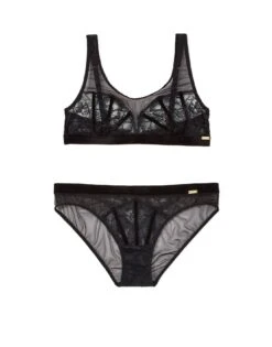 Floriane Unlined Black