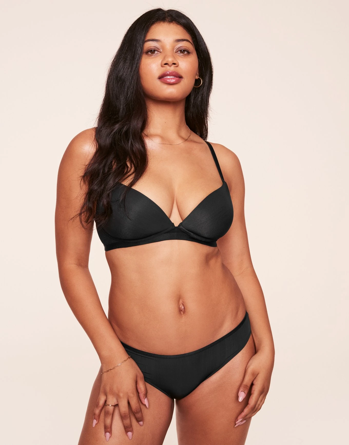 Elora Push Up Black
