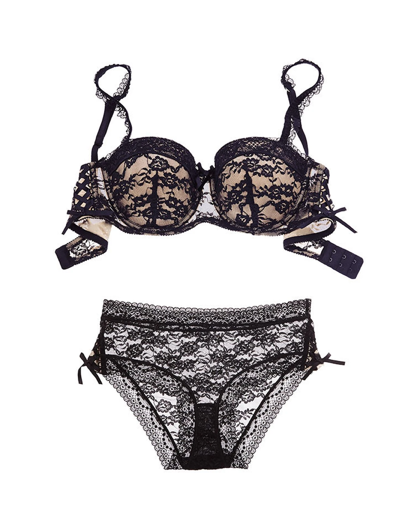 Lorainne Push Up Black - Image 4